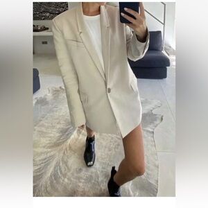 Bazilika Oversized Blazer Color Pearl MEDIUM